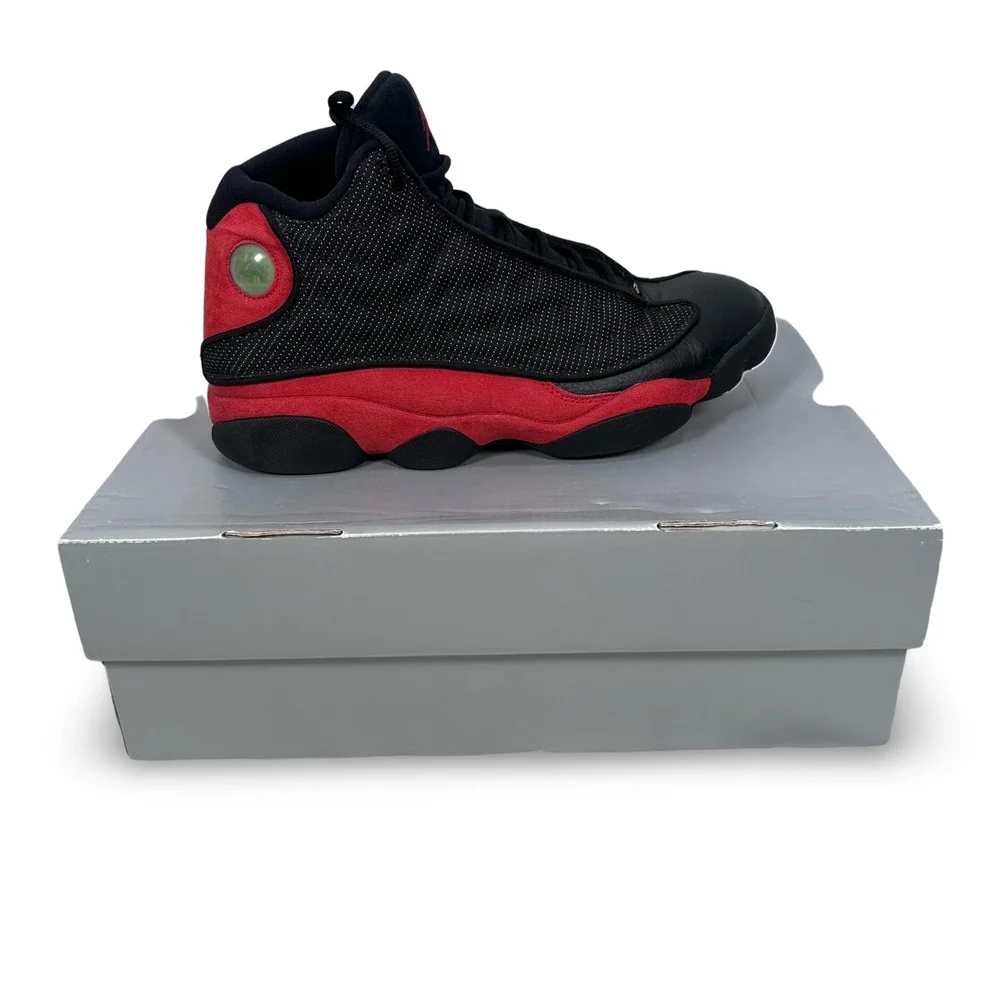 Jordan 2017 Air Jordan 13 Retro Bred Black True Red White 414571-004 Mens 11.5